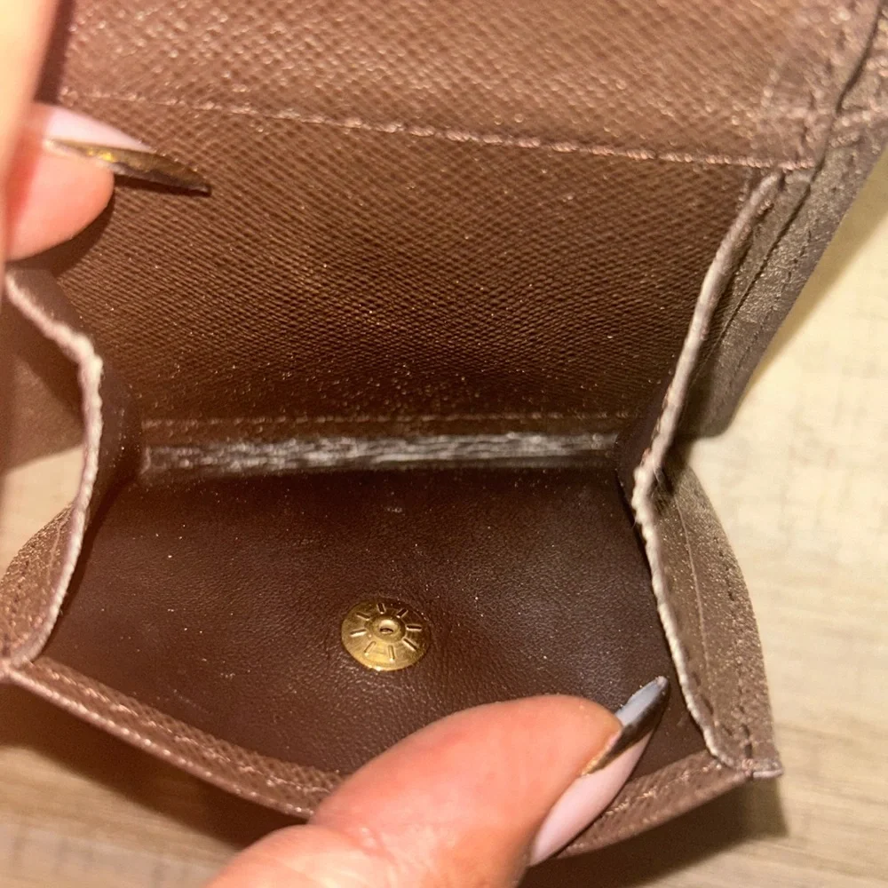 Louis Vuitton Brown Damier Ebene‎ Bifold Wallet